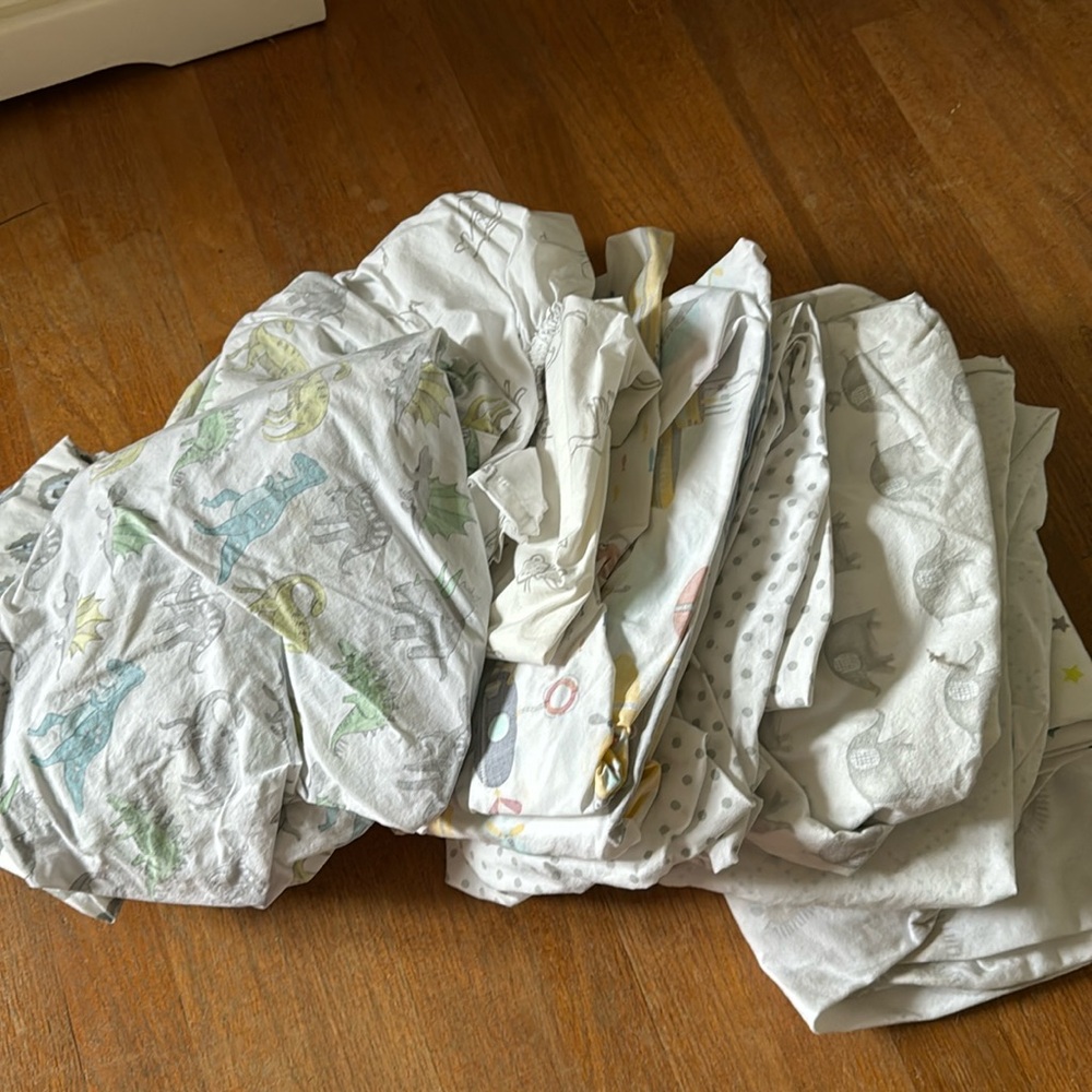 Pottery Barn Baby Kids fitted crib sheet blowout.  Multiple patterns / colorways